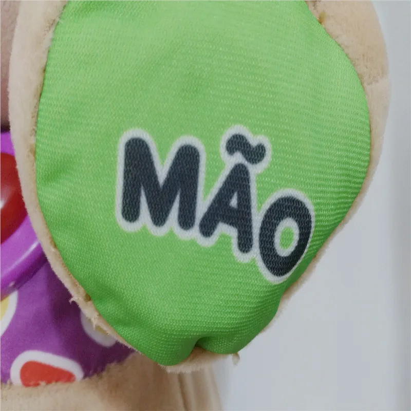 Португалия португальский говоря Поющая игрушка мягкая щенок кукла детские развивающие собачка музыкальная Стандартный Португальский(не Бразилия
