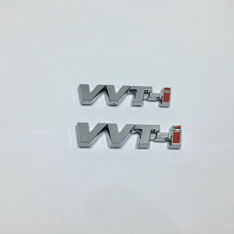 2 шт. для Toyota Corolla Ralink VVT i vvti Chrome ABS логотип стикер боковая эмблема значок|badge reels with