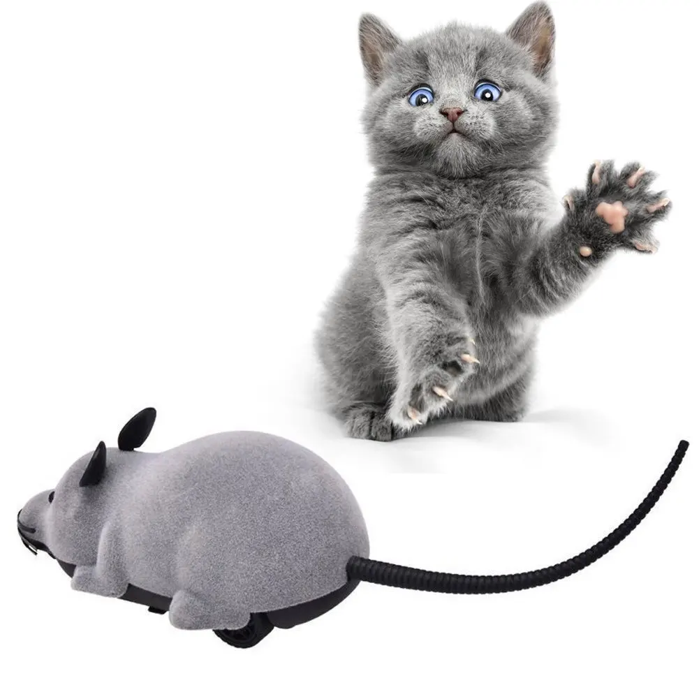 Крыса игрушка для кошки Patgoal RC забавная Беспроводная электронная пульт