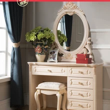 Французский роскошный дом спальня Мебель комод столик с Вырезка D03