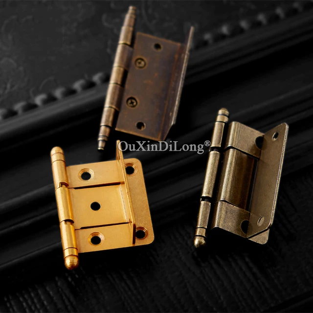 Retro Vintage 10PCS European Antique Furniture Hinges Mute Door
