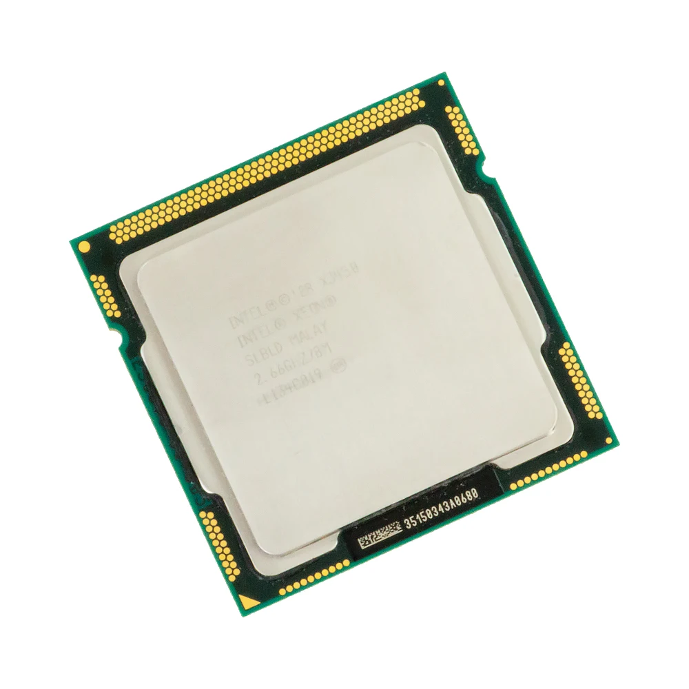 Intel Xeon X3450 настольный процессор 3450 четырехъядерный 2,66 ГГц 8 Мб DMI 2.5GT/s LGA 1156 сервер используемый ЦП