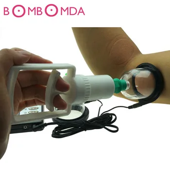 Electric Shock Massager vacuum type breast pump nipple stimulation tease clitoris masturbation sex toy adult product for WomenO4