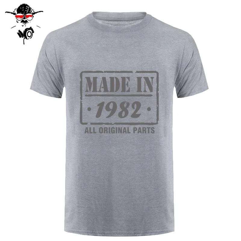 Made In 1982 years 36rd Birthday T Shirt Mens Funny T SHIRT mens clothing
