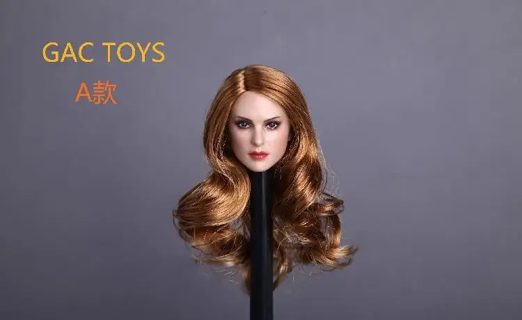 GACTOYS GC005 1/6 Европейская Женская красивая леди голова Лепка для 12 дюймов