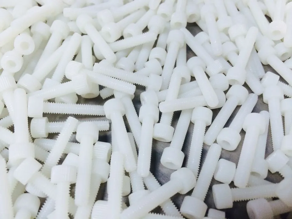 M4 M6 M8 Nylon Hex socket screws Hand Tighten Screws cup head Knurled