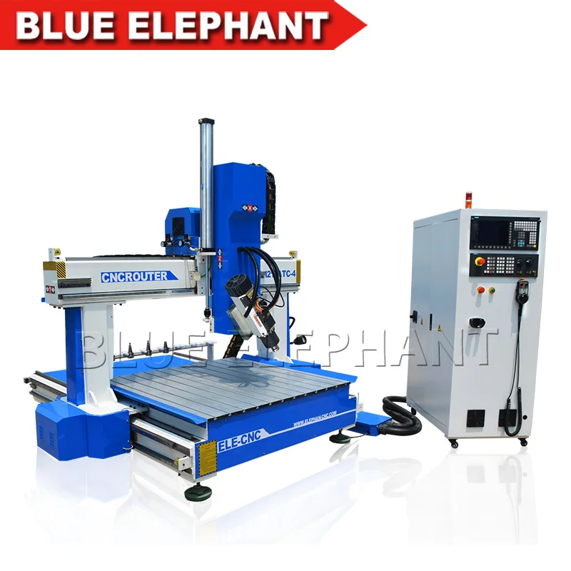 

High performance 4 axis wood engraving machine cnc router rotary 4th axis 1212 wood cnc router to make sculpture 3d models