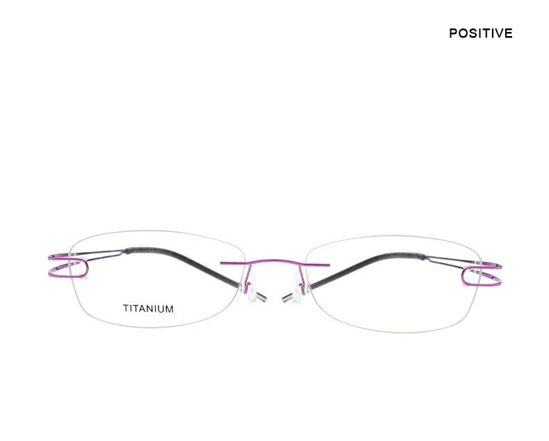 Сверхлегкие очки из титанового сплава, оправа для женщин, очки без оправы по рецепту, квадратные Безвинтовые бескаркасные очки для близорукости, оптические очки
