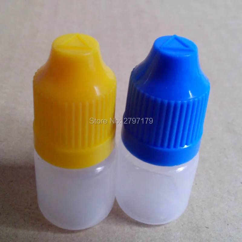 2500pcs Empty Soft PE Plastic Dropper Bottles with
