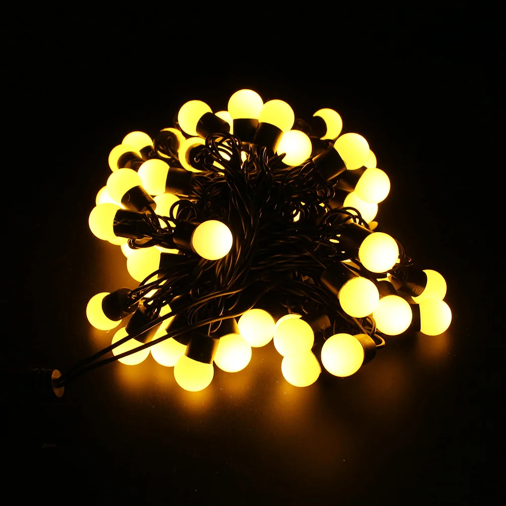 Водонепроницаемый Глобус Звездная Фея гирлянды 5 м 50 светодиодов Цвет наружное украшение лампы для сада вечерние, свадебные, рождественские, праздничные