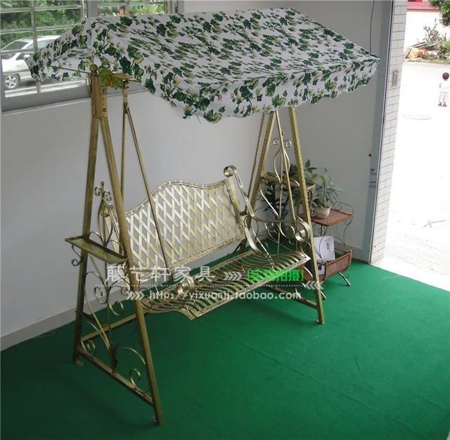 Balcony Garden Flowers Hanging Hammock Rocking Chair Wrought Iron Balcony Garden Flowers Hanging Hammock Rocking Chair Wrought Iron Patio Swing Double Outdoor