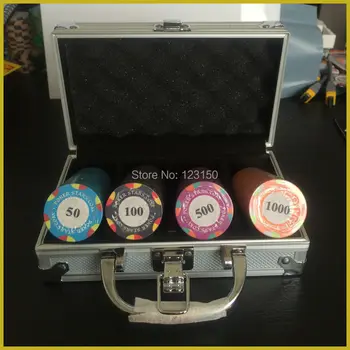 

CP-018(A) Poker Stars.com, Ceremic Casino Chips, 100pcs in Aluminum Case, Shipping Free