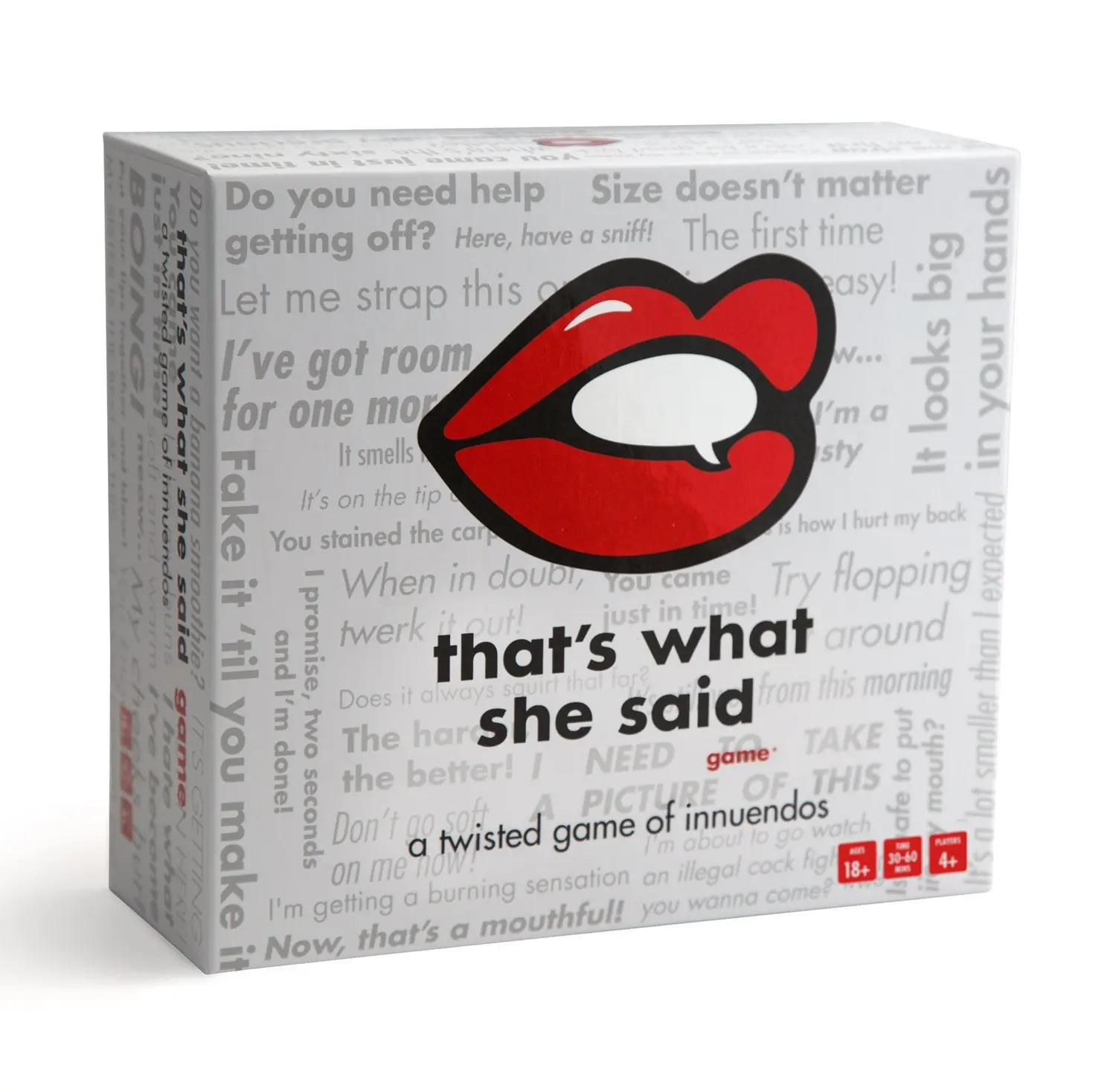 

That's What She Said - The party game and board game of Twisted Innuendos