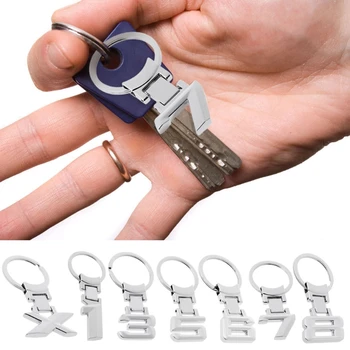 

Flexible Metal Auto Car Logo Key Ring Key Chain Car Styling For BMW X X1 X3 X5 E3 E5 Z4 for car accessories