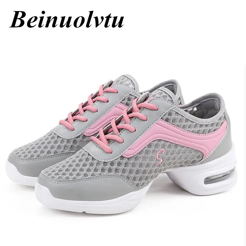 

Beinuolvtu Ladies' Dance Shoes Sneakers dance shoes sneakers for women shoes Size 35-41 Summer mesh sports dance sneakers