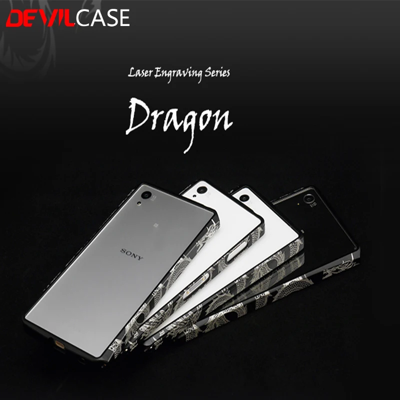 bilder für DEVILCASE BACK-SCHIRM-GLASSCHUTZ Lasergravur Drachen Stoßstange Für Xperia Z4 Z5 Z5 + Geschnitzte Design Karpfen Für Xperia Z5 Premium Z3 + Metallic Schutzhülle bilder für DEVILCASE BACK-SCHIRM-GLASSCHUTZ Lasergravur Drachen Stoßstange Für Xperia Z4 Z5 Z5 + Geschnitzte Design Karpfen Für Xperia Z5 Premium Z3 + Metallic Schutzhülle