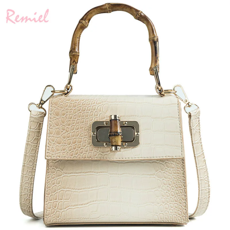 Womens Croc Pattern Handbag Tote Shoulder Bag Ladies Designer Handbag New Bag