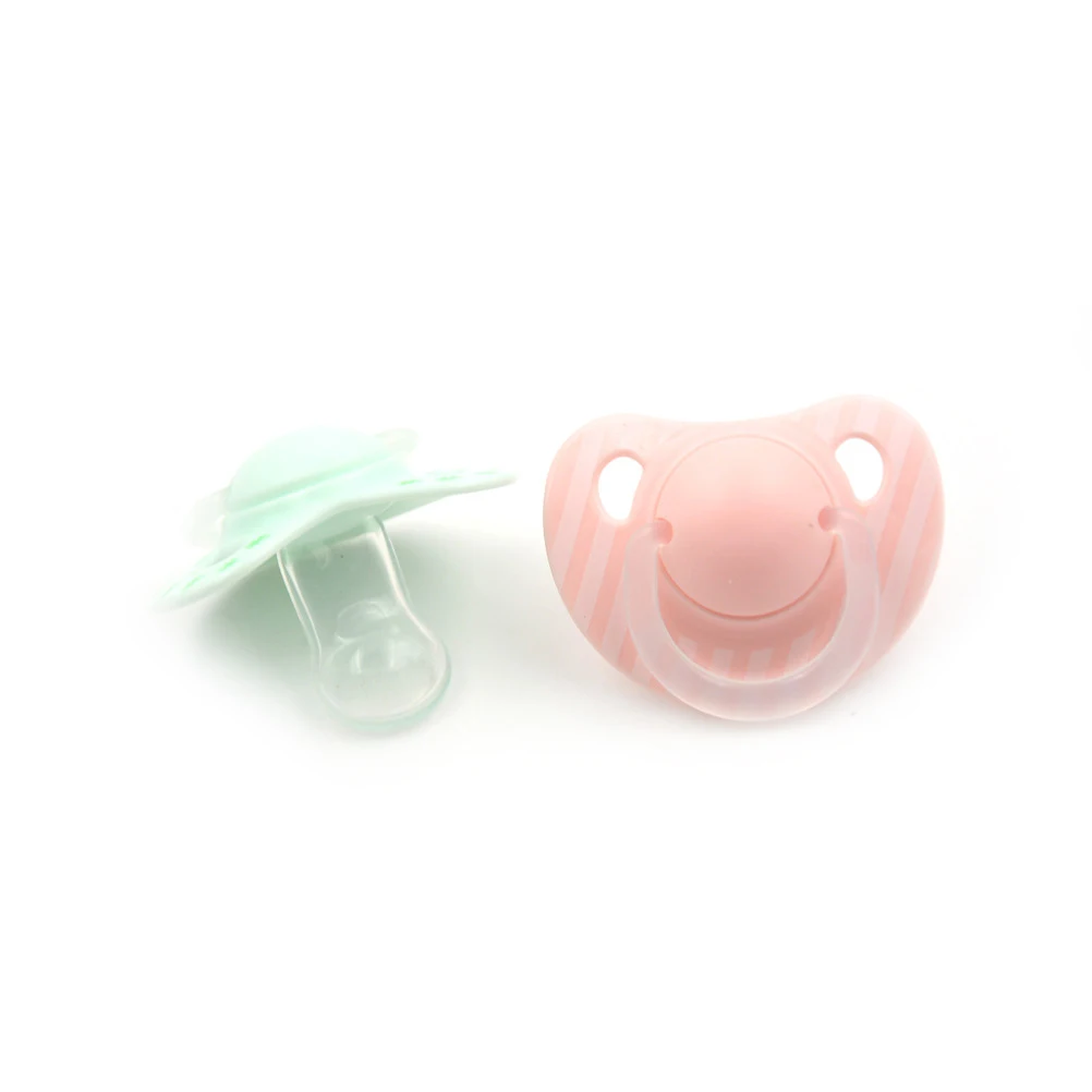 Sleeping Nipple Printing Pacifiers Safe Food Grade Silicone Cute Baby
