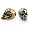 Brass Skull Knife Beads Umbrella Rope Bead Outdoor Vintage Skull Paracord Beads ► Photo 1/6