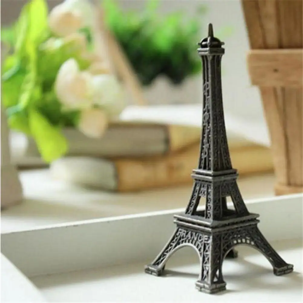 Eiffel Tower Metal Crafts Home Decoration Paris France Souvenir Statue Bronze A391in Statues