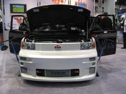 Для Toyota Scion BB XB NCP XP30 (2004 2005) FRP стекловолокно JP накладка фары/передний гриль (Facelifted)