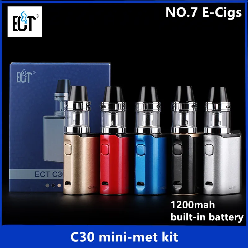 Original ECT C30 mini met starter kit 1200mah battery 2
