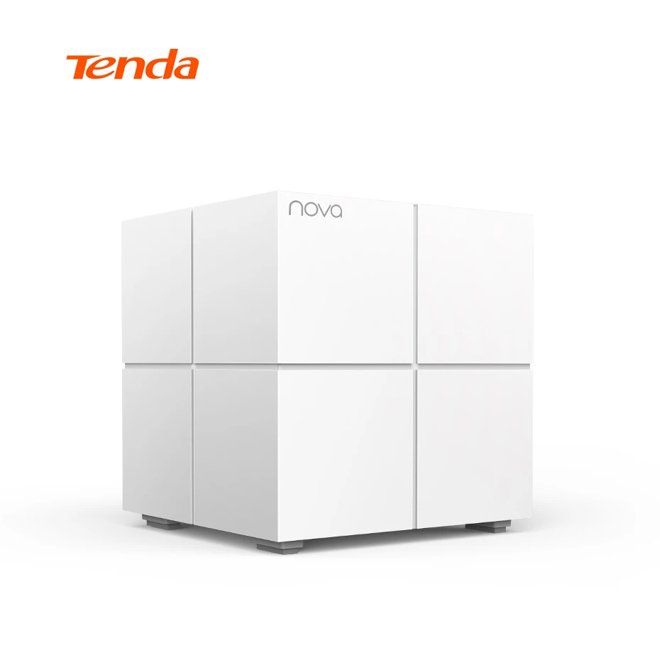 

Tenda Nova MW6 Wireless Router Mesh Network Dual Band 2.4Ghz/5.0Ghz Wifi Repeater Mesh WiFi System APP Remote Manage, 1 piece