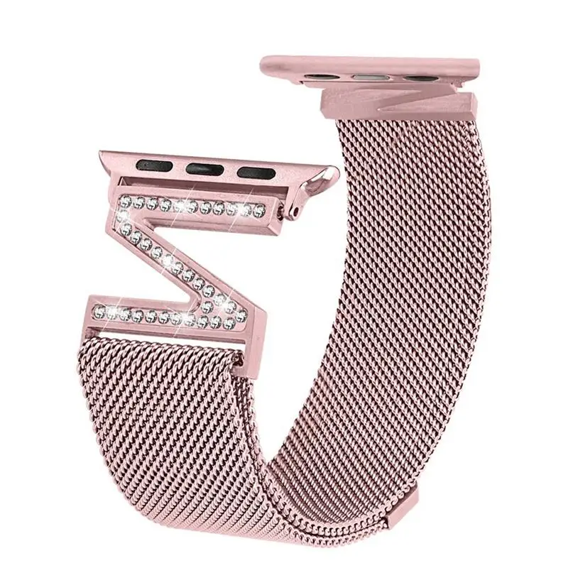 

Universal Z-shape Adjustable Watch Band 42mm 44mm for iPhone Series 4/3/2 Rhinestones Replacement Band Perfect Gifts 2019