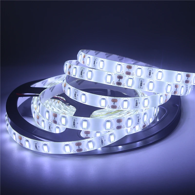 0 5 м 1 2 3 4 60 светодиодов/м SMD 5630 Гибкая светодиодная лента 12 В IP30 IP65