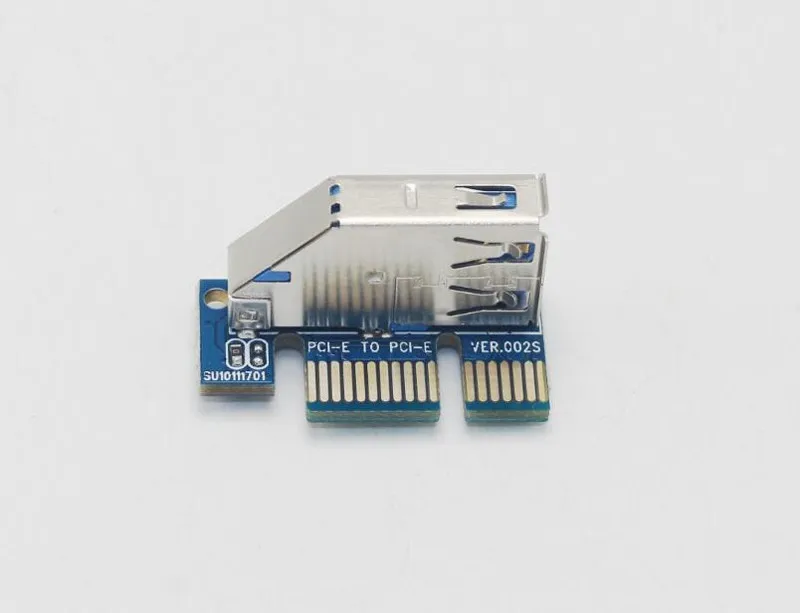 PCI-E PCI E Express 1Х до 1х расширитель адаптер Riser Card USB 3,0 кабель SATA питание для шахтеров материнская плата PCI-E X1 слот