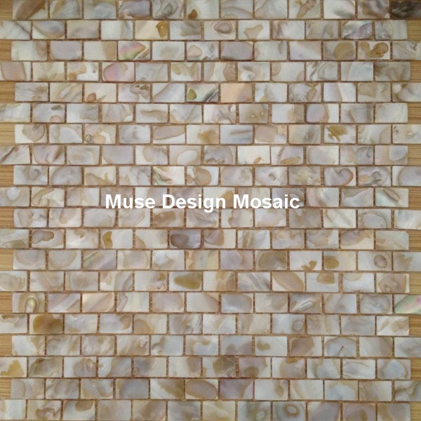 

Factory direct Iridescent Natural Mother of pearl Shell Mosaic tiles 10x20 mm kitchen backsplash Shower wallpape bars ceiling