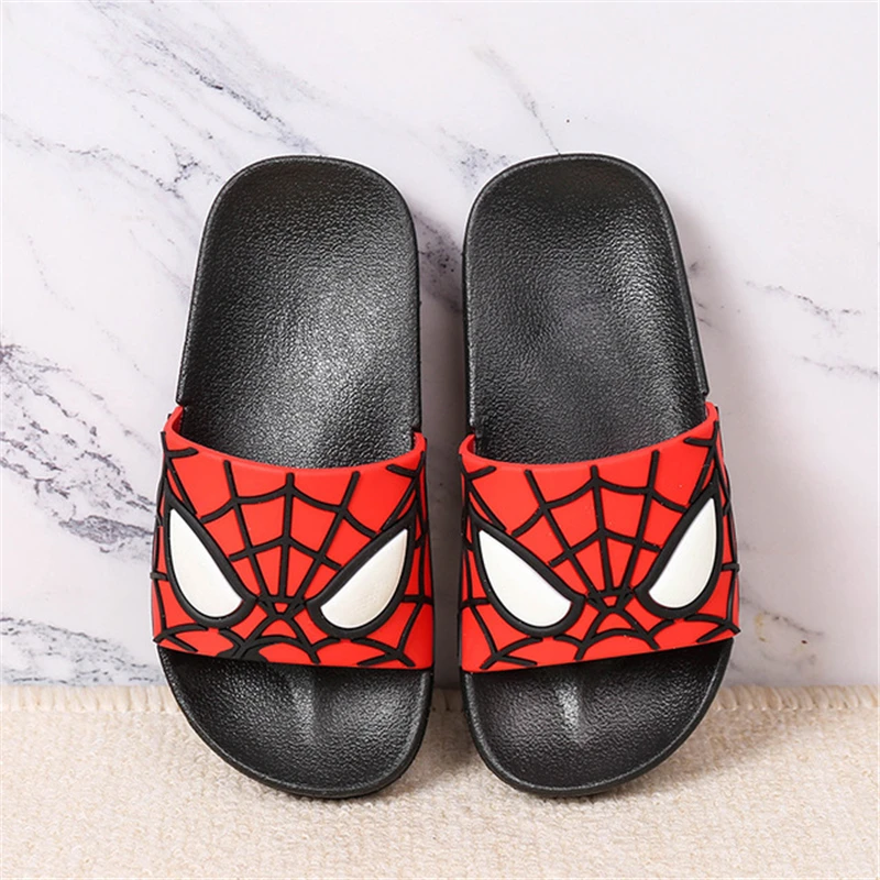 Summer Kids Slippers Comfortable Boys Cartoon Spiderman Slippers For Children Non slip Home Beach Shoes Summer Kids Slippers Comfortable Boys Cartoon Spiderman Slippers For Children Non slip Home Beach Shoes