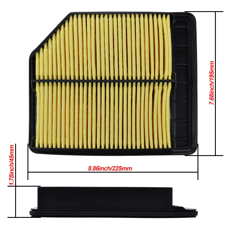 Автомобильный воздушный фильтр для Honda Civic 2006 2007 2008 2009 2010 17220 RNA A00 2011 л 4cyl Y00 8 го