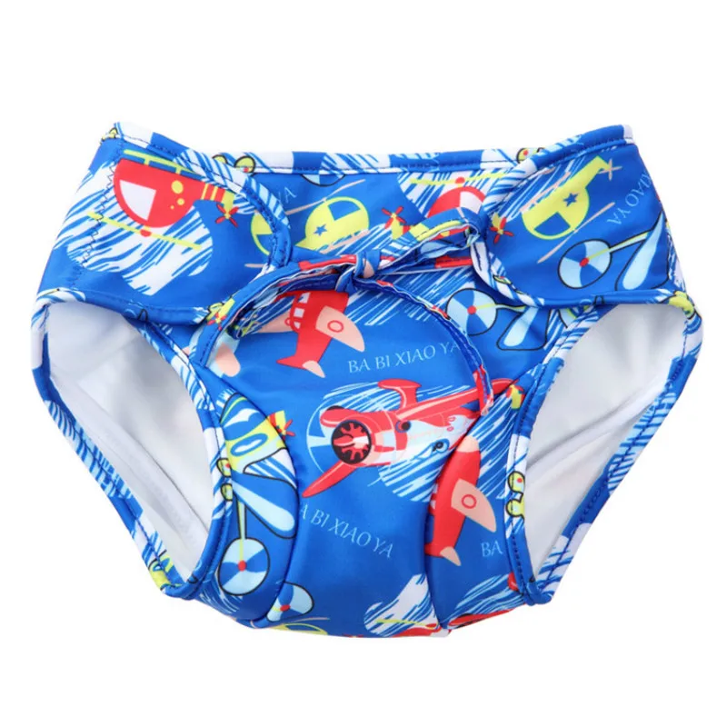 Children Swim Trunks Waterproof Infant Diaper Baby Boy Swimsuit Briefs