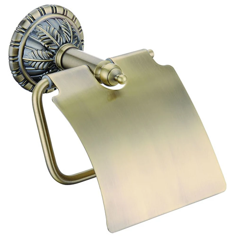Modern Toilet Paper Holders Hanger Brass Nickel Brush Antique Brass Wall Mounted Toilet Furnitures Bathroom Set GJKE9805