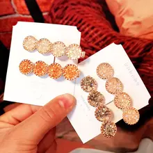 1 шт. Корейский заколка для волос с кристаллами для женщин заколка для волос топ боковой зажим горный хрусталь зажим «утиный клюв» украшения для волос для девочек аксессуары для волос 4 типа