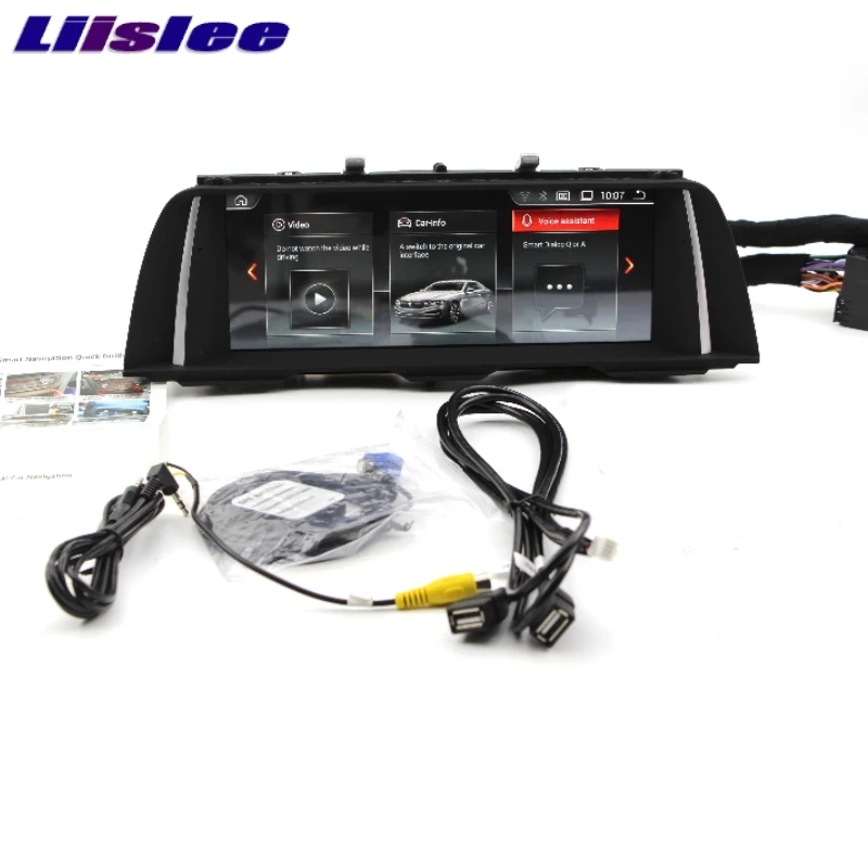 Clearance LiisLee Car Multimedia GPS Audio Hi-Fi Radio Stereo For BMW 5 Series F10 F11 2013~2016 Original NBT Style Navigation NAVI 3