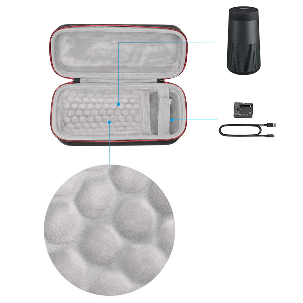 Новейший защитный чехол из ЭВА для переноски сумка Bose SoundLink Revolve Bluetooth Speaker