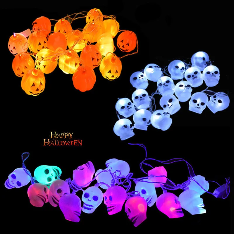 hot sale 3m halloween pumpkin skull led string lights halloween decorations supplies home party decor 2b0 - Halloween Decorations On Sale hot sale 3m halloween pumpkin skull led string lights halloween decorations supplies home party decor 2b0 - Halloween Decorations On Sale