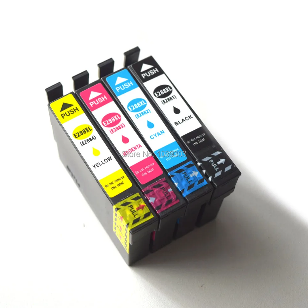 4Pack Replacement for Epson 288XL Ink Cartridge Used in Epson