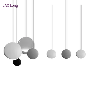 

PostModern Round Macaron Chandelier Kitchen Fixtures Loft Bedroom Living Room Nordic Pendant Lamps Interior Decoration Luminaire