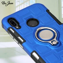РПЦ Джоан матовый Ice Feel чехол для Huawei p20 Lite Pro панцири металлическое кольцо автомобильный держатель ударопрочный силиконовый PC Прохладный Coque
