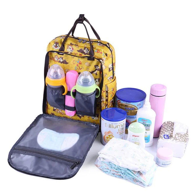 

Wide Open Designed Baby Diaper Bag, Multi-Function Travel Backpack Nappy Tote Bags for Mom & Dad, Large Capacity