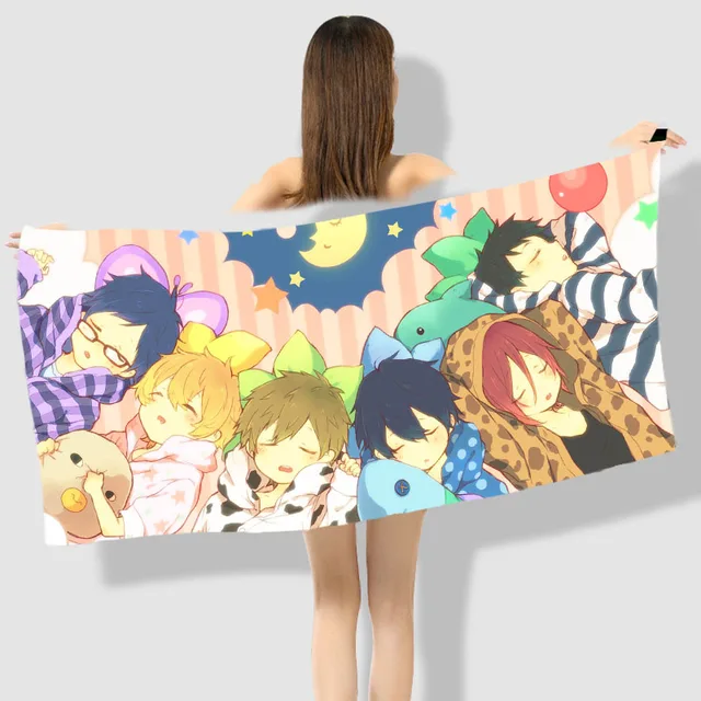 Anime Manga FREE! IWatobi Swim Club Bath Beach Towel Bathroom 001in