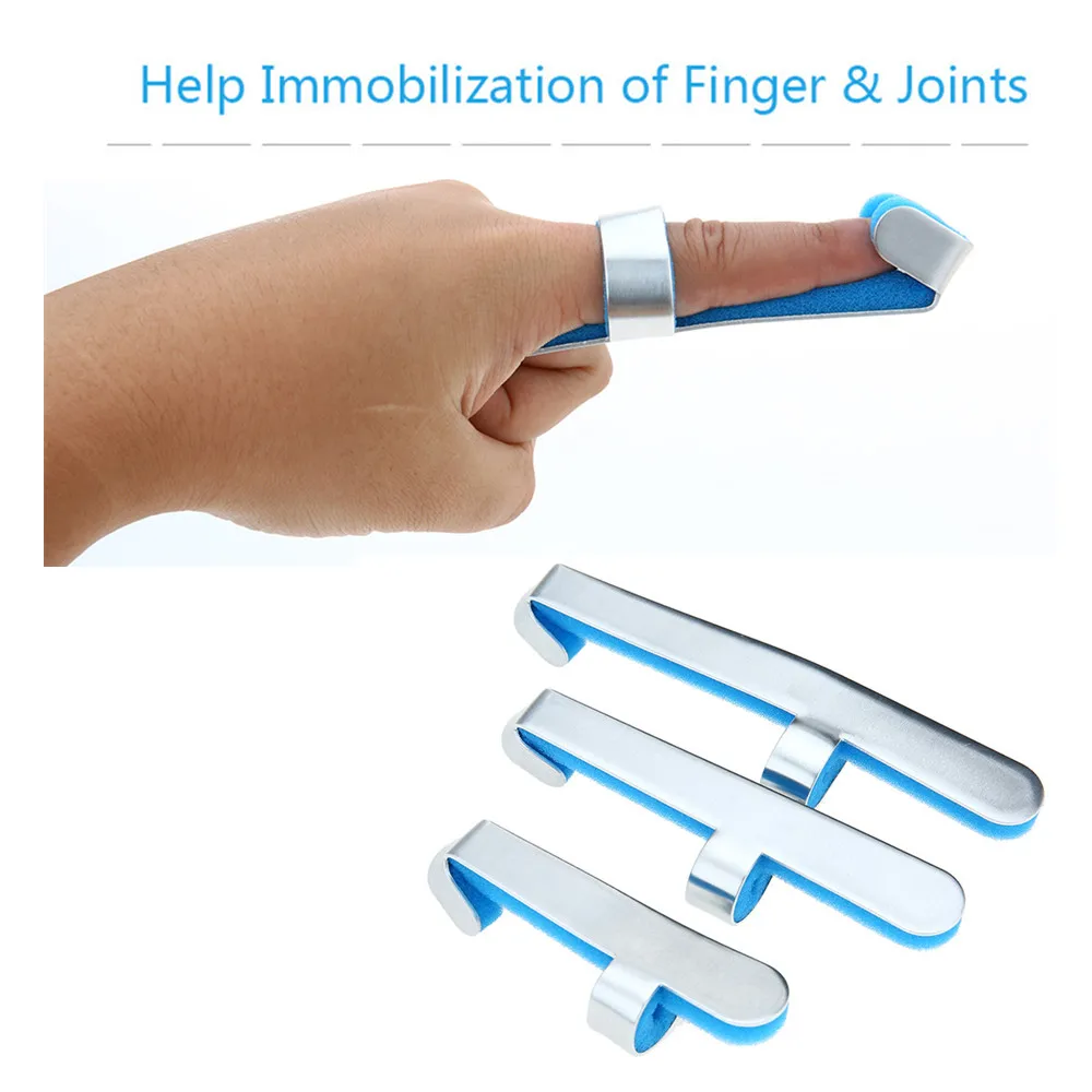 

Trigger Finger Splint Aluminum & Foam Support Brace Knuckle Immobilization For Mallet Finger/Sprain/Fracture/Pain Relief