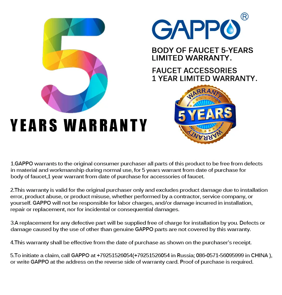 GAPPO Brass water mixer kitchen water faucet tap Kitchen sink water tap Single Handle Faucet Water mixer tap G4936