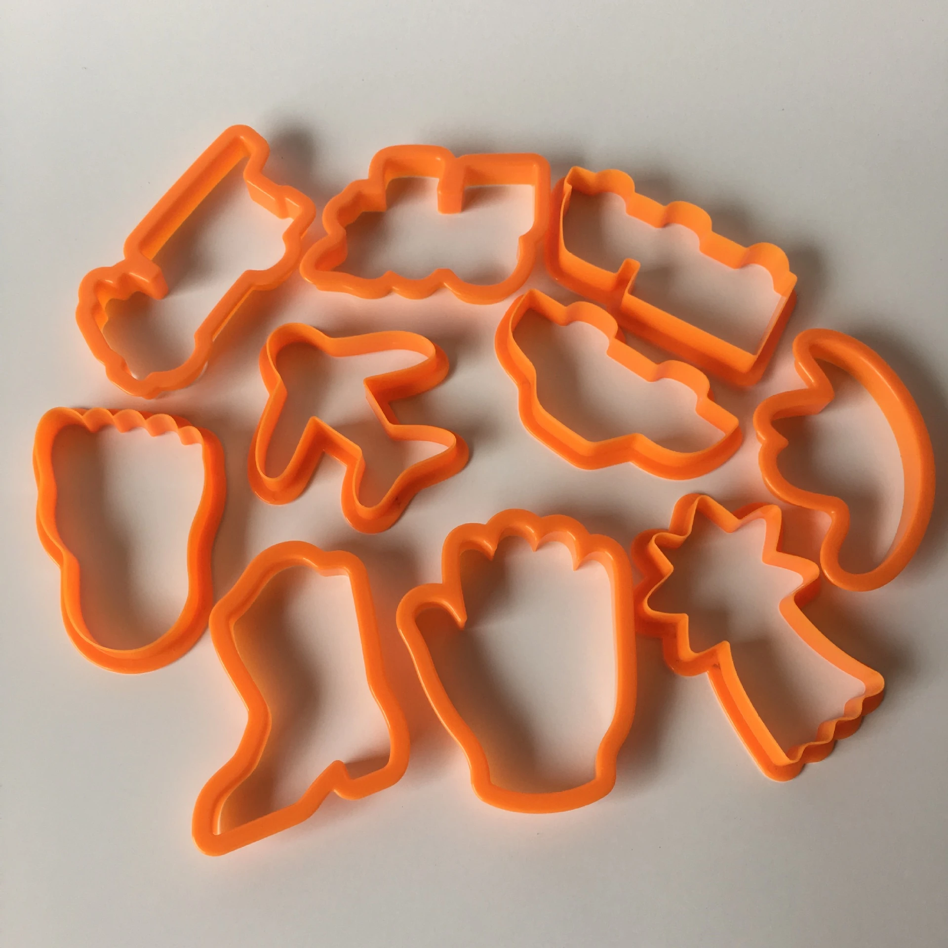 10pcs Train Plane Car Hand Boots Sailing Plastic Cookie Cutter Fondant Cake Decor Moldes Para Reposteria Gateau Patisserie H669 Cookie Tools Aliexpress