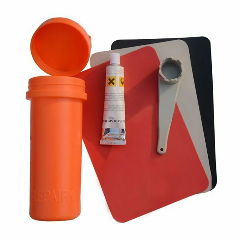 Inflatable Boat Swimming Pool PVC Puncture Repair Patch Glue Kit Adhesive Canoe  Kayak Rowing Boats Parts Accessories