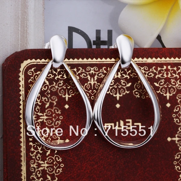 

New Arrival Silver Earrings, Wholesale Silver Fashion Jewelry / Promotion Sale Silver Plated Earrings Jewelry