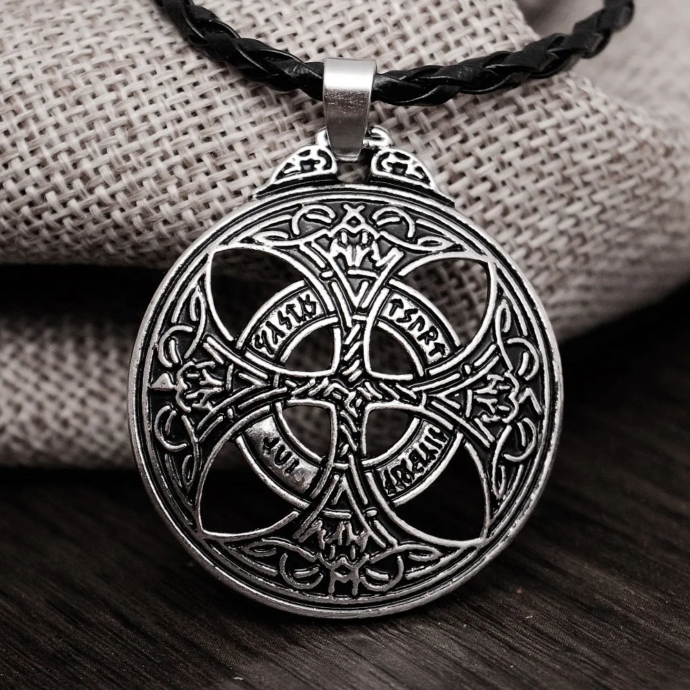 

10pcs Vinking Necklace Large Celttic Knot Love Pendant Viking Norse Wiccan Pagan Necklace Asatru Jewelry